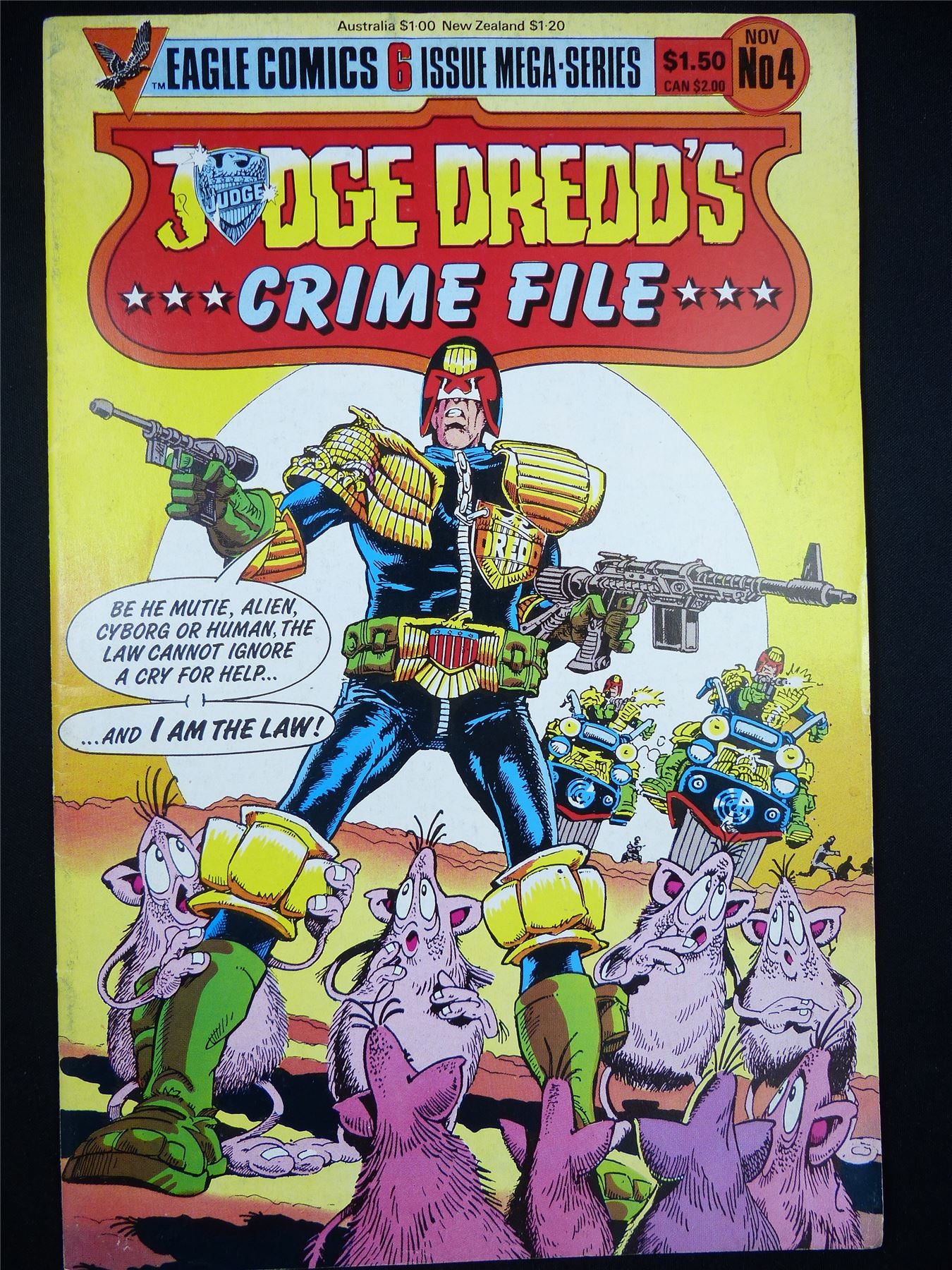 JUDGE Dredd's Crime File #4 - Quality Comic #3GT