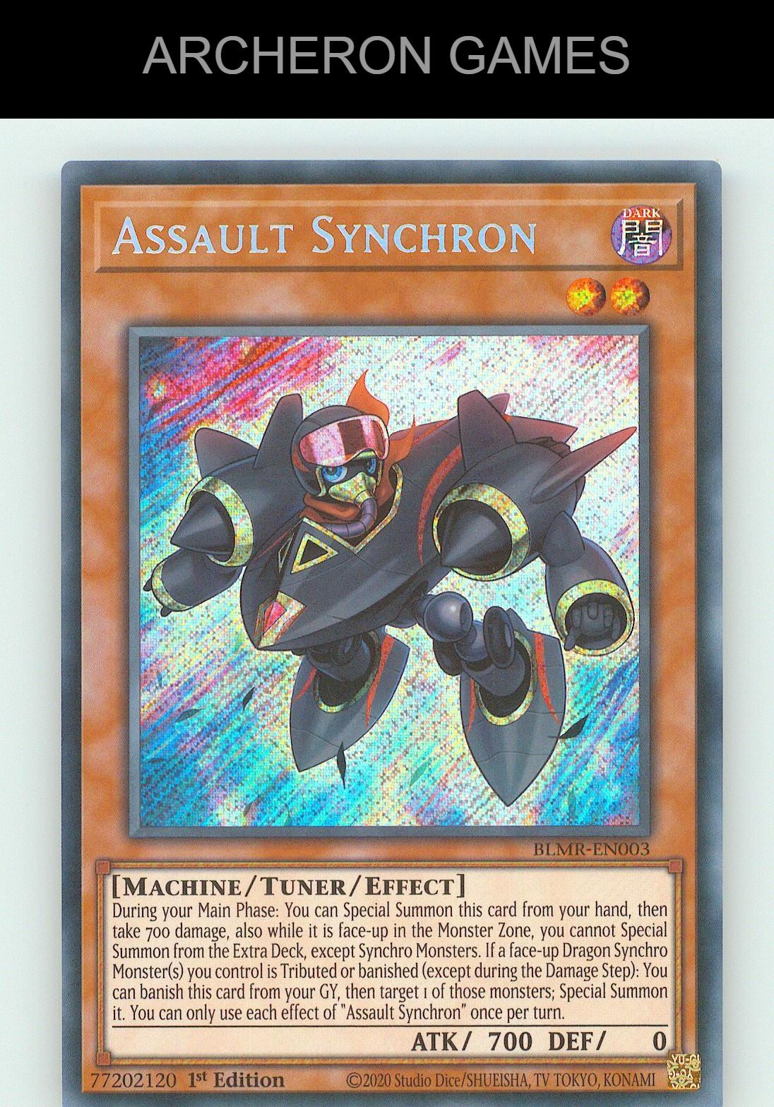 Assault Synchron SEC YUGIOH Card