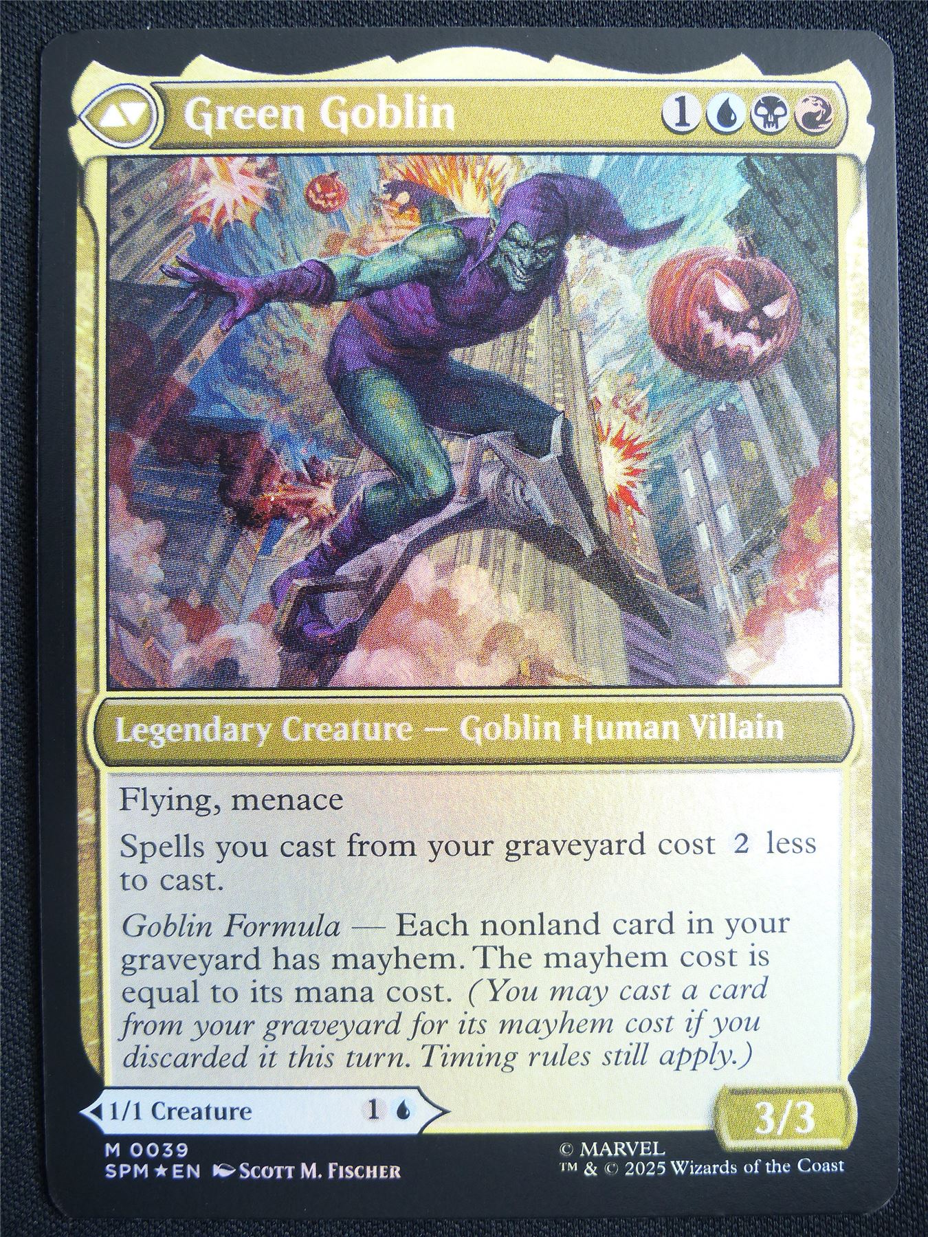 Norman Osborn Foil - SPM - Mtg Card #1ZW