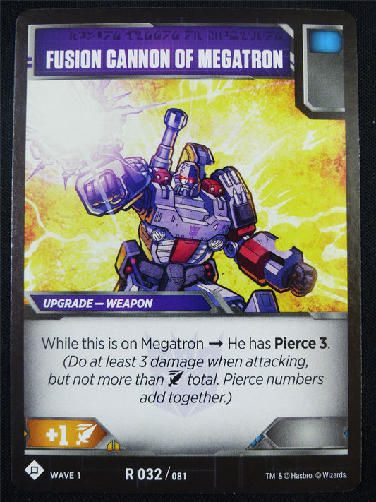 Fusion Cannon of Megatron R 032/081 - Battle Spirit Saga Card #B0
