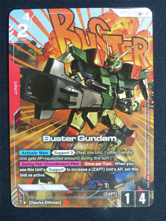 Buster Gundam GD01-046 LR alt art - Gundam Card #58B