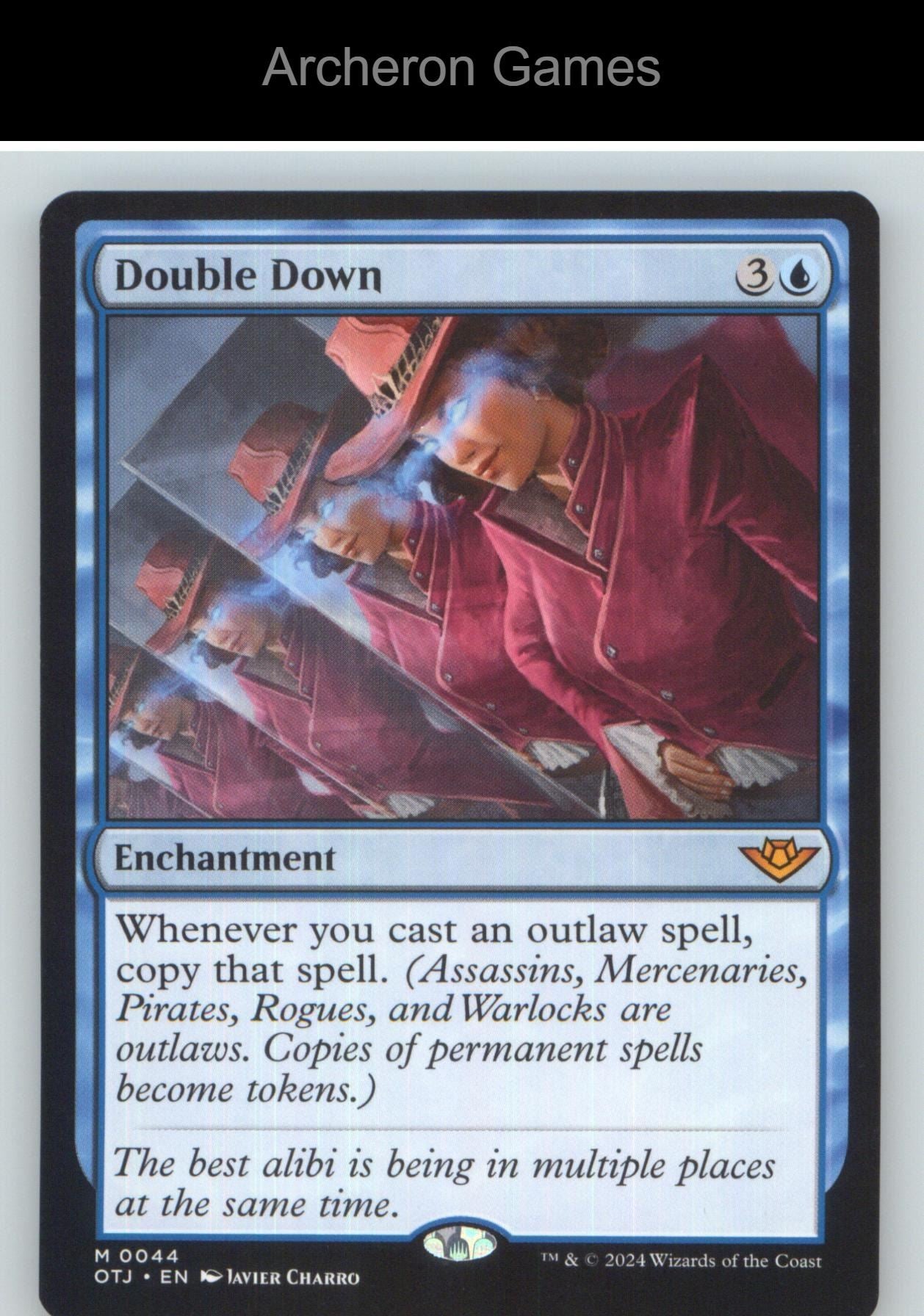 Double Down OTJ 44 Mythic MTG Card NM/EX+