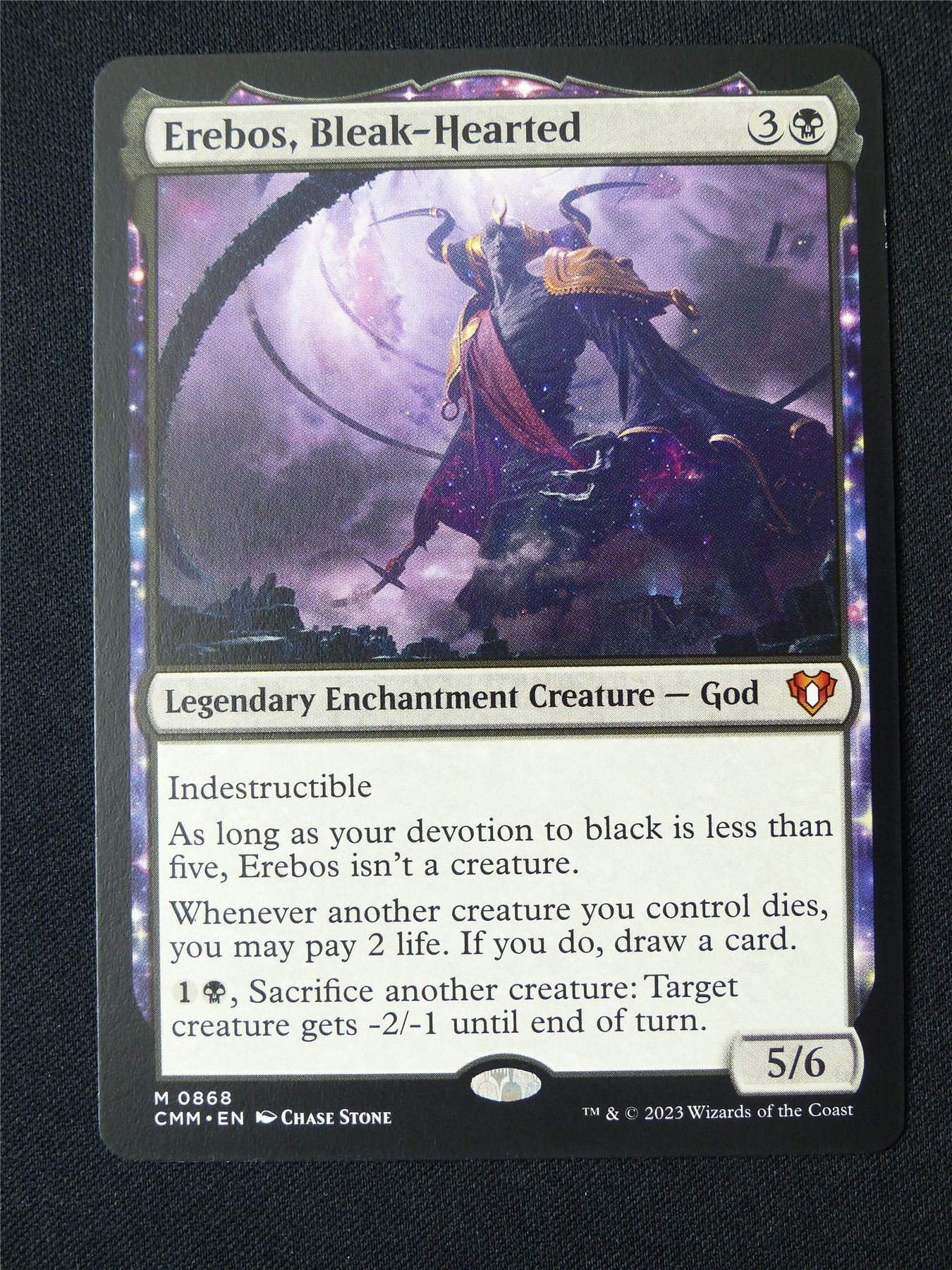 Erebos Bleak-Hearted - CMM - Mtg Card #4FW