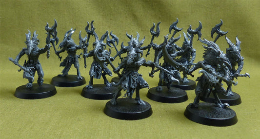 Tzaangors set of 9 - Daemons of Tzeentch - Warhammer AoS #2BN