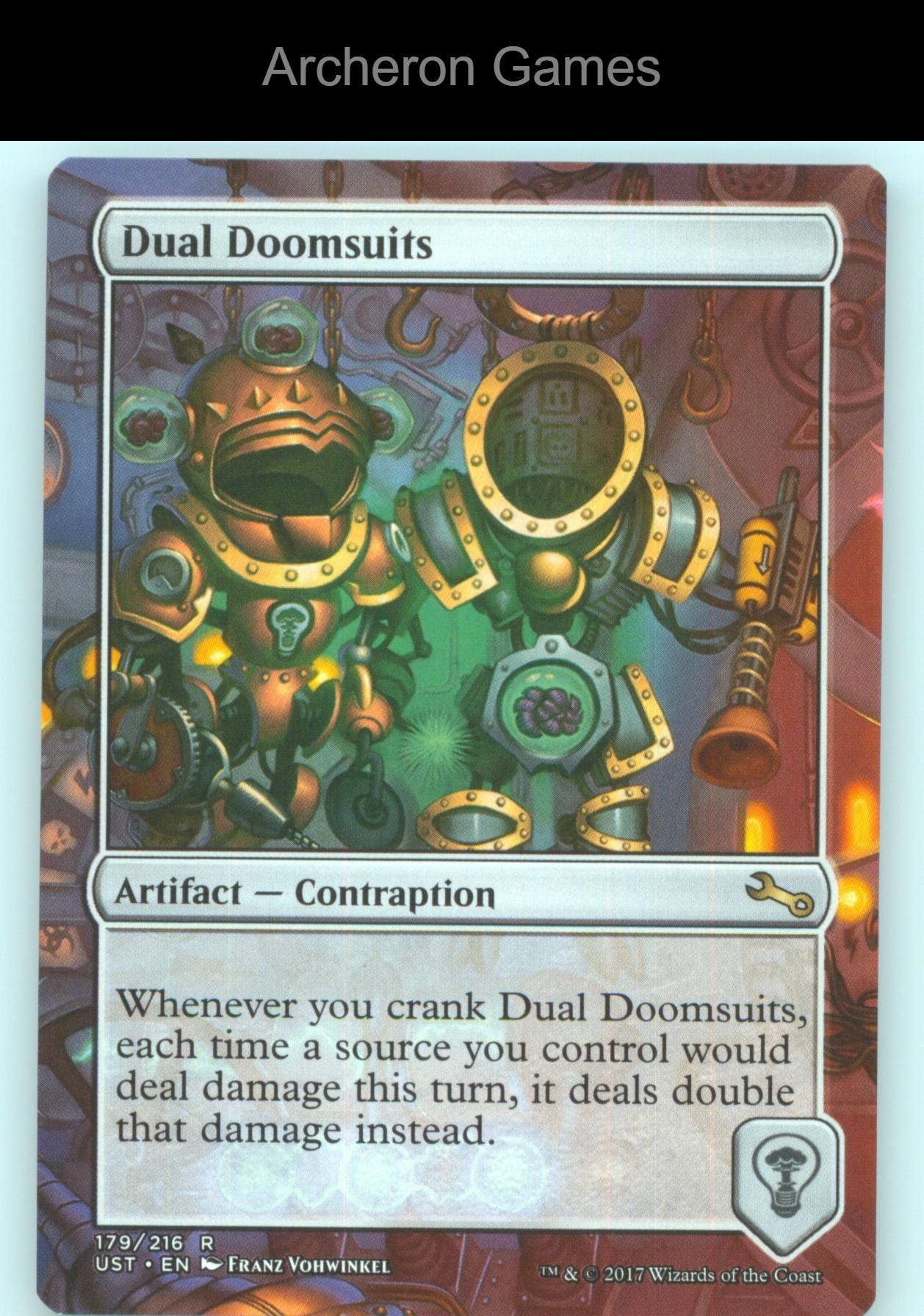 Dual Doomsuits 179 R MTG Card Unstable