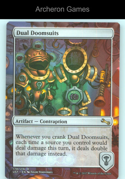 Dual Doomsuits 179 R MTG Card Unstable