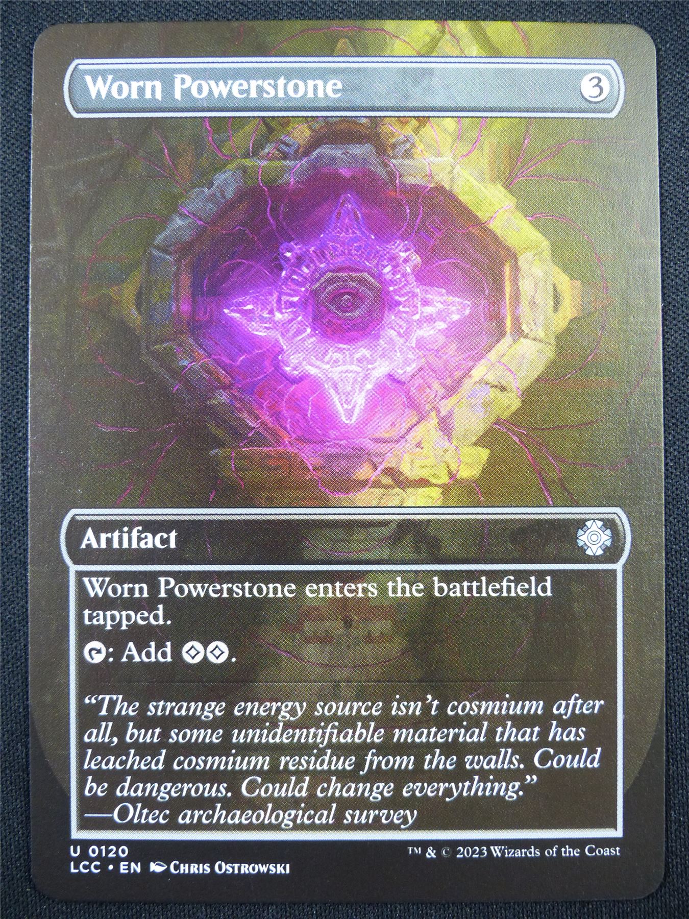 Worn Powerstone Borderless - LCC - Mtg Card #19D