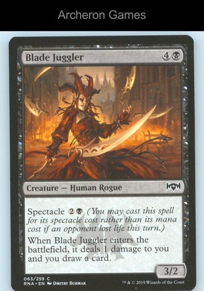 Blade Juggler 63 C MTG Card Ravnica Allegiance