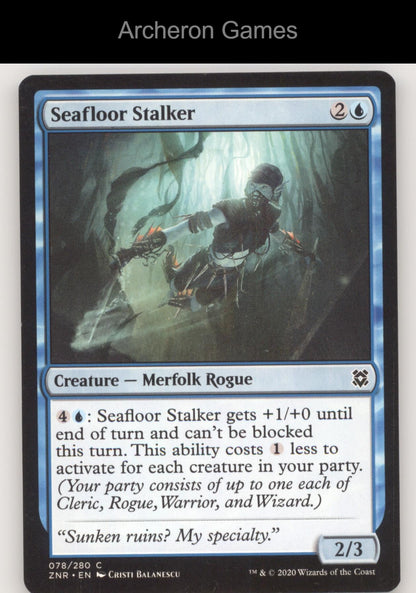 Seafloor Stalker 78 C MTG Card Zendikar Rising