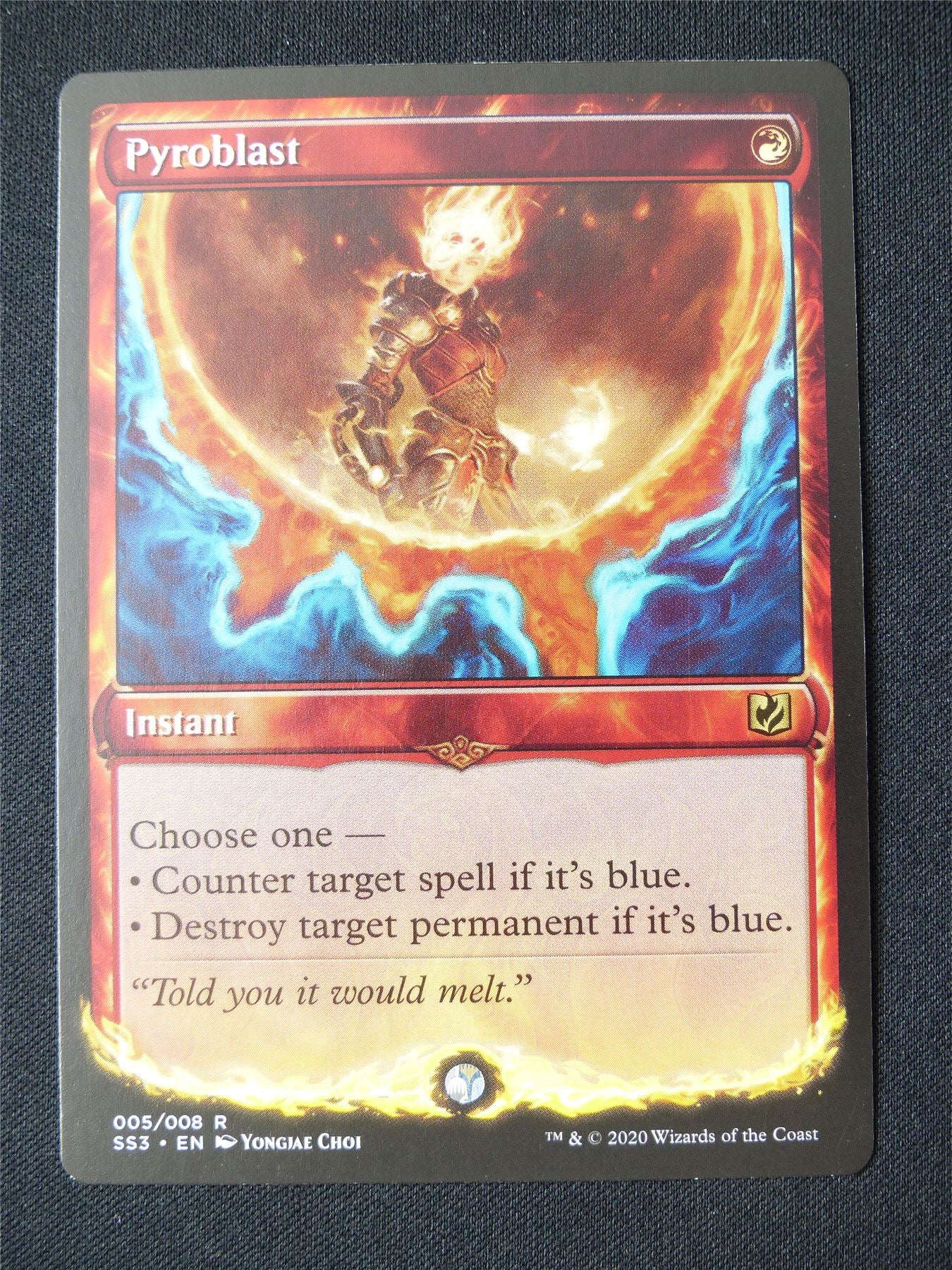 Pyroblast Showcase - SS3 - Mtg Card #11V