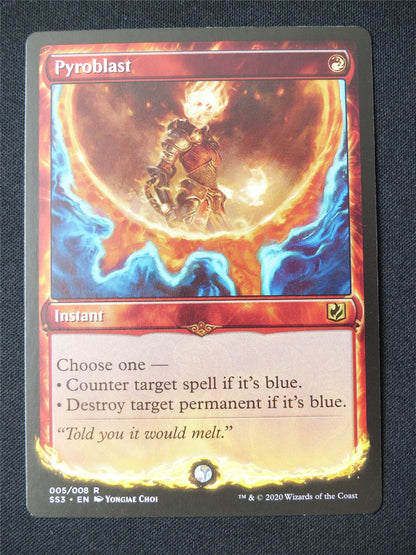 Pyroblast Showcase - SS3 - Mtg Card #11V