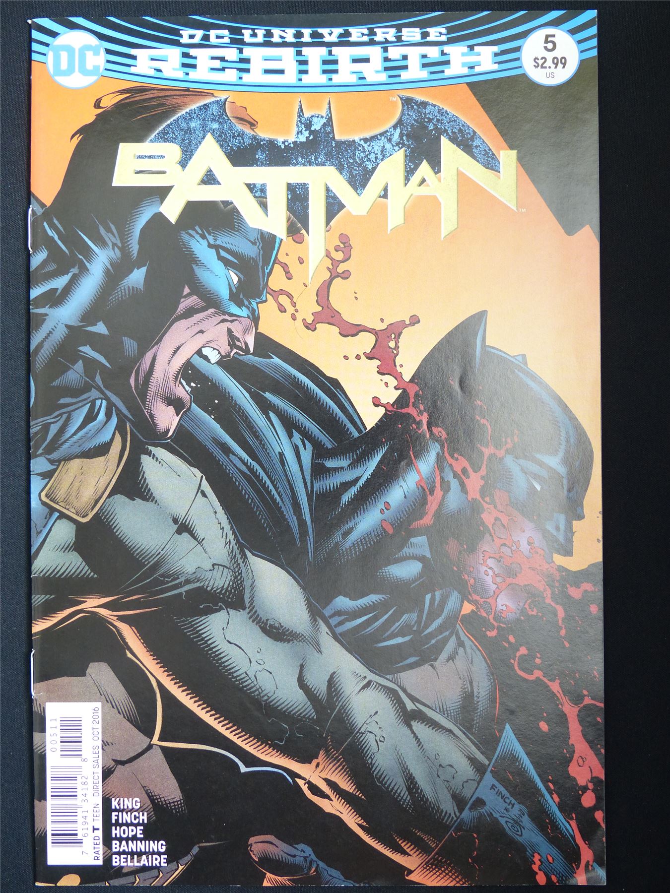 BATMAN #5 Rebirth - DC Comic #679