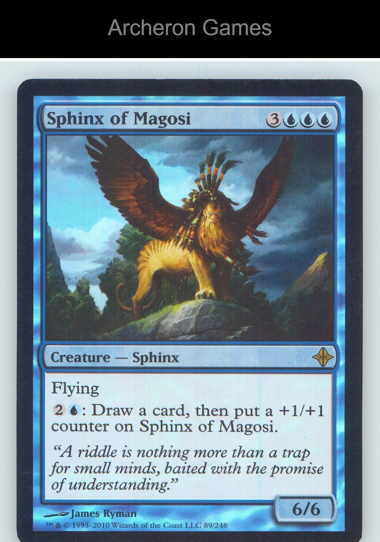 Sphinx of Magosi ROE 89 R MTG Card NM/EX+ Foil