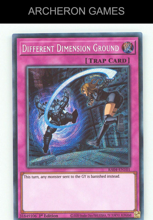 Different Dimension Ground (PCR) SEC YUGIOH Card