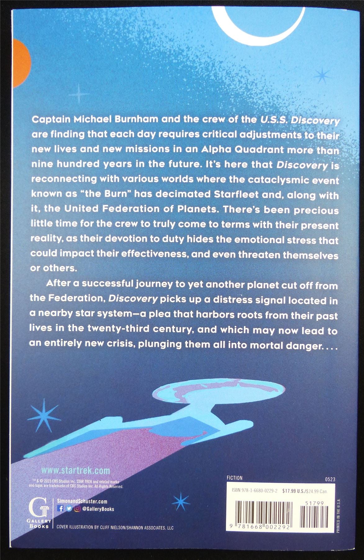 STAR Trek: Discovery: Somewhere to Belong - Gallery Books Novel Softback #25N