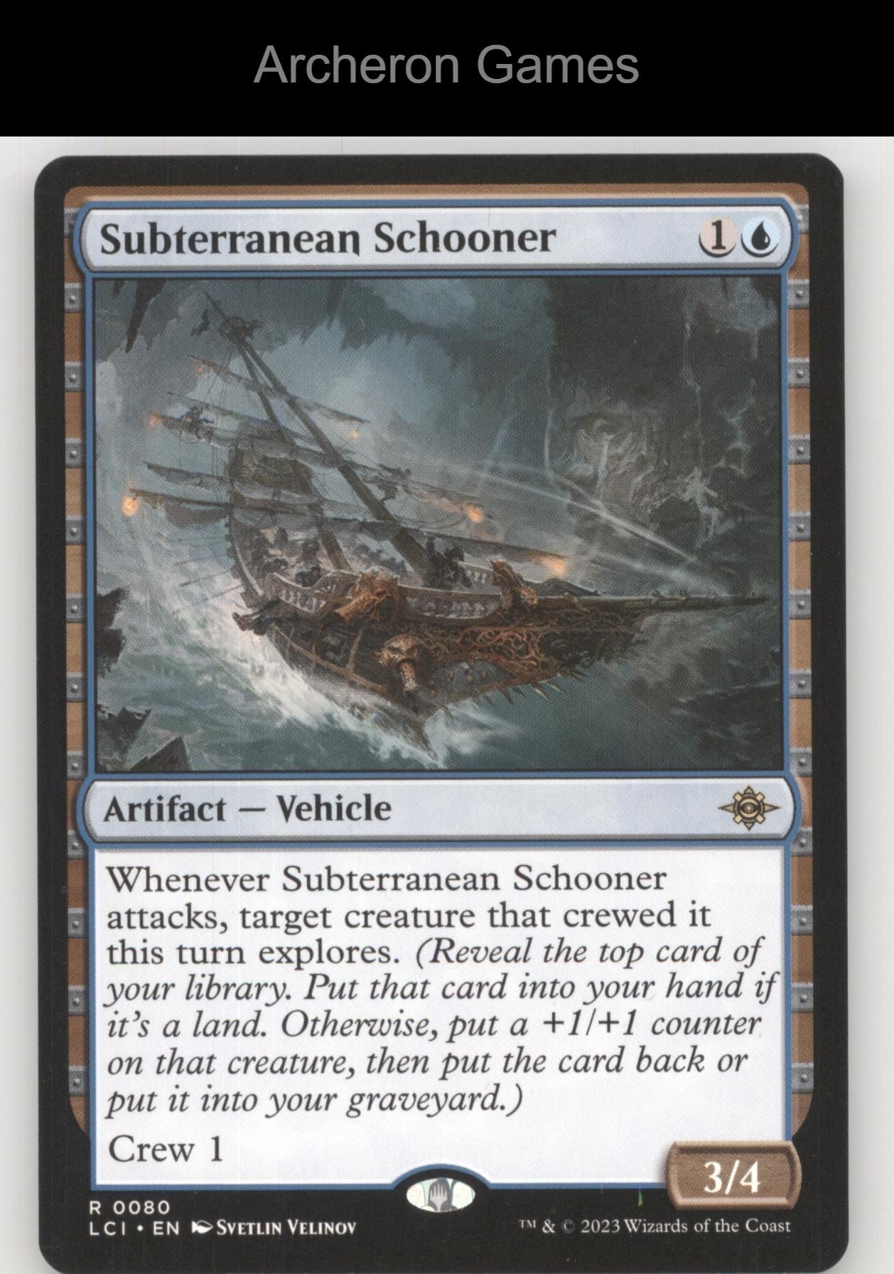 Subterranean Schooner 80 R MTG Card Promo Pack: The Lost Caverns of Ixalan