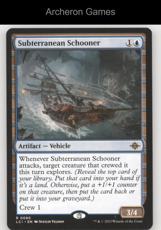 Subterranean Schooner 80 R MTG Card Promo Pack: The Lost Caverns of Ixalan
