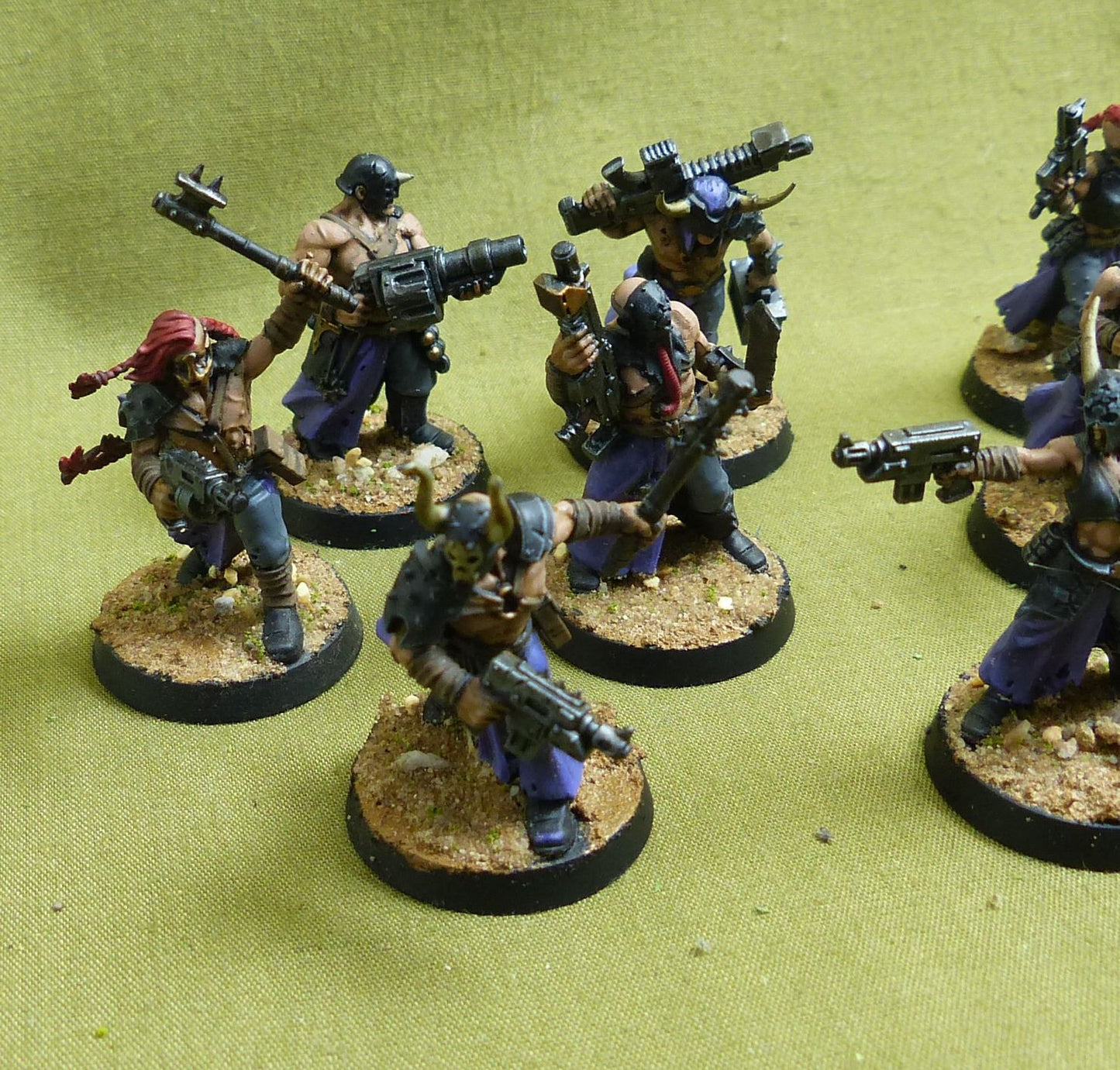Chaos Cultists painted - Chaos Space Marines - Warhammer 40K #17J
