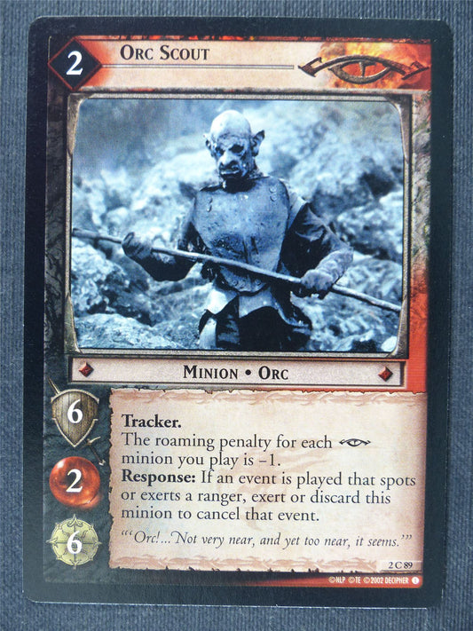 Orc Scout 2 C 89 - LotrR Cards #3E1