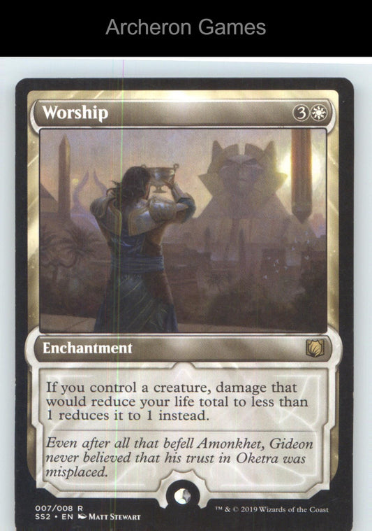 Worship SS2 7 R MTG Card NM/EX+