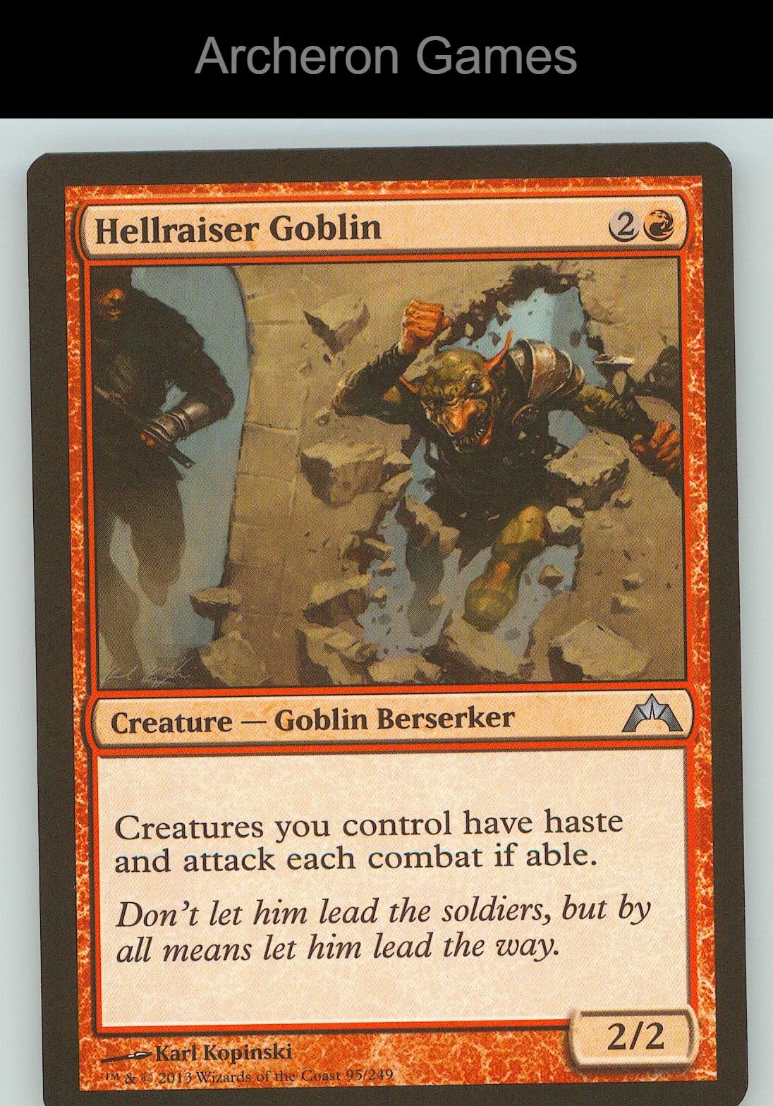 Hellraiser Goblin GTC 95 UC MTG Card NM/EX+