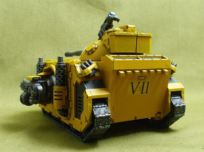 Deimos Pattern Predator Battle Tank painted - Imperial Fists - Warhammer Horus Heresy #2N6