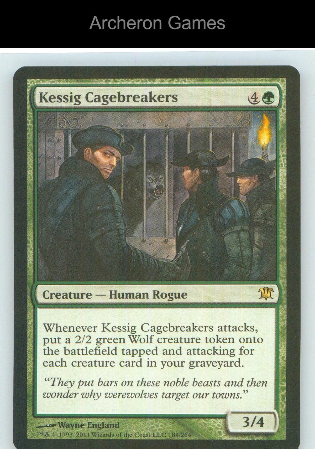 Kessig Cagebreakers ISD 189 R MTG Card NM/EX+