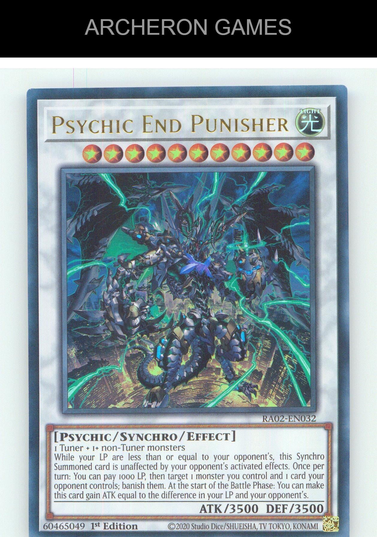 Psychic End Punisher (UR) UR YUGIOH Card 1st Edition