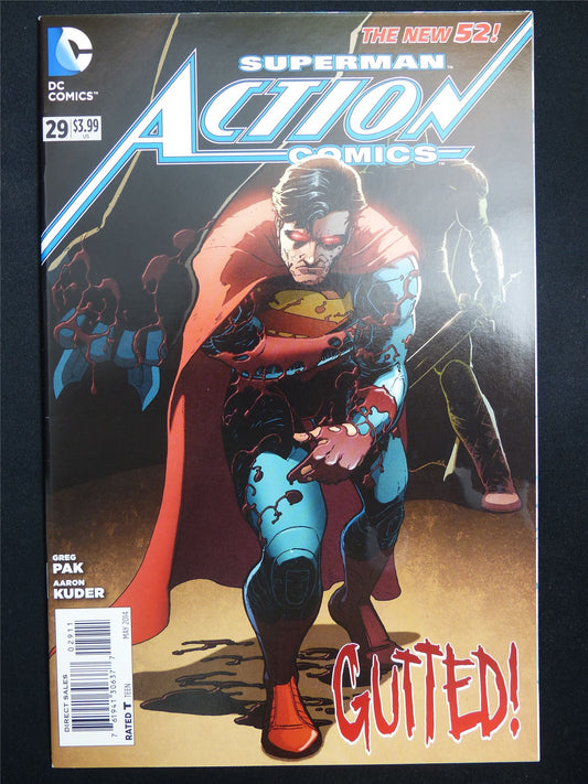 SUPERMAN: Action Comics #29 new 52! - DC Comic #3BP