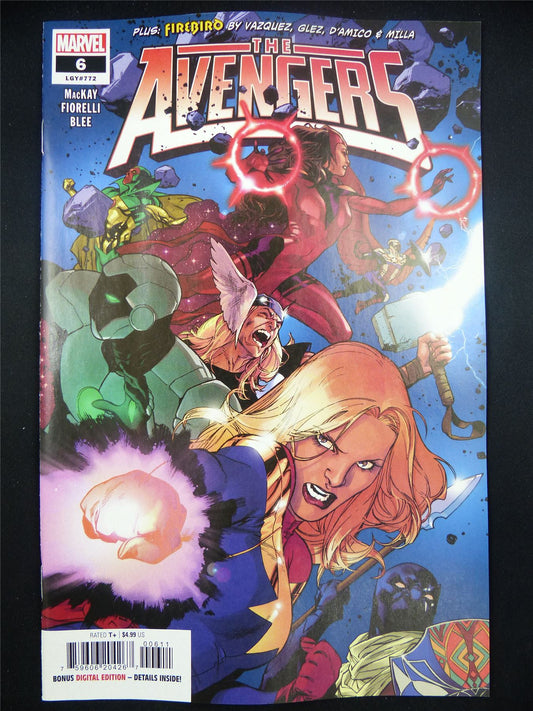 The AVENGERS #6 - Dec 2023 Marvel Comic #19J
