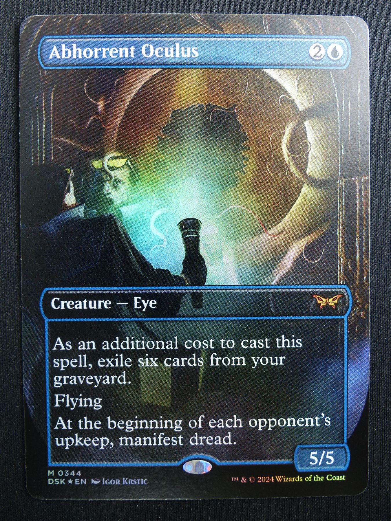 Abhorrent Oculus Borderless Foil - DSK - Mtg Card #3EZ