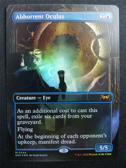 Abhorrent Oculus Borderless Foil - DSK - Mtg Card #3EZ