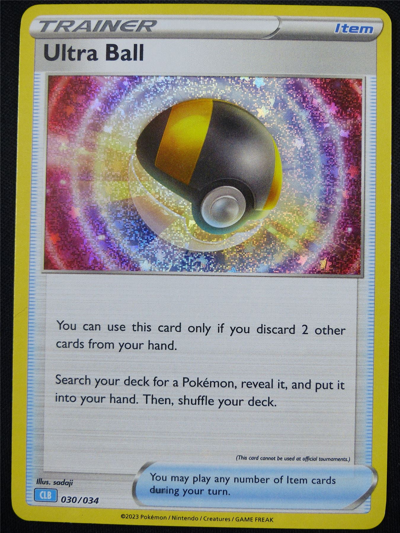 Ultra Ball 030/034 Holo CLB - Classic Pokemon Card #4AS