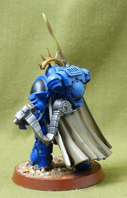 Captain in Gravis Armour painted - Space Marines - Warhammer 40K #1TZ