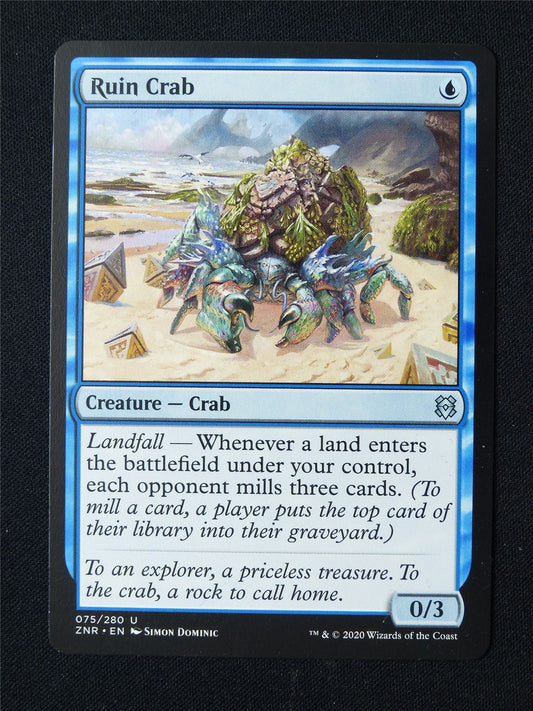 Ruin Crab - ZNR - Mtg Card #6WR