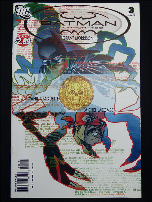 BATMAN Incorporated #3 - B&B DC Comic #2I8