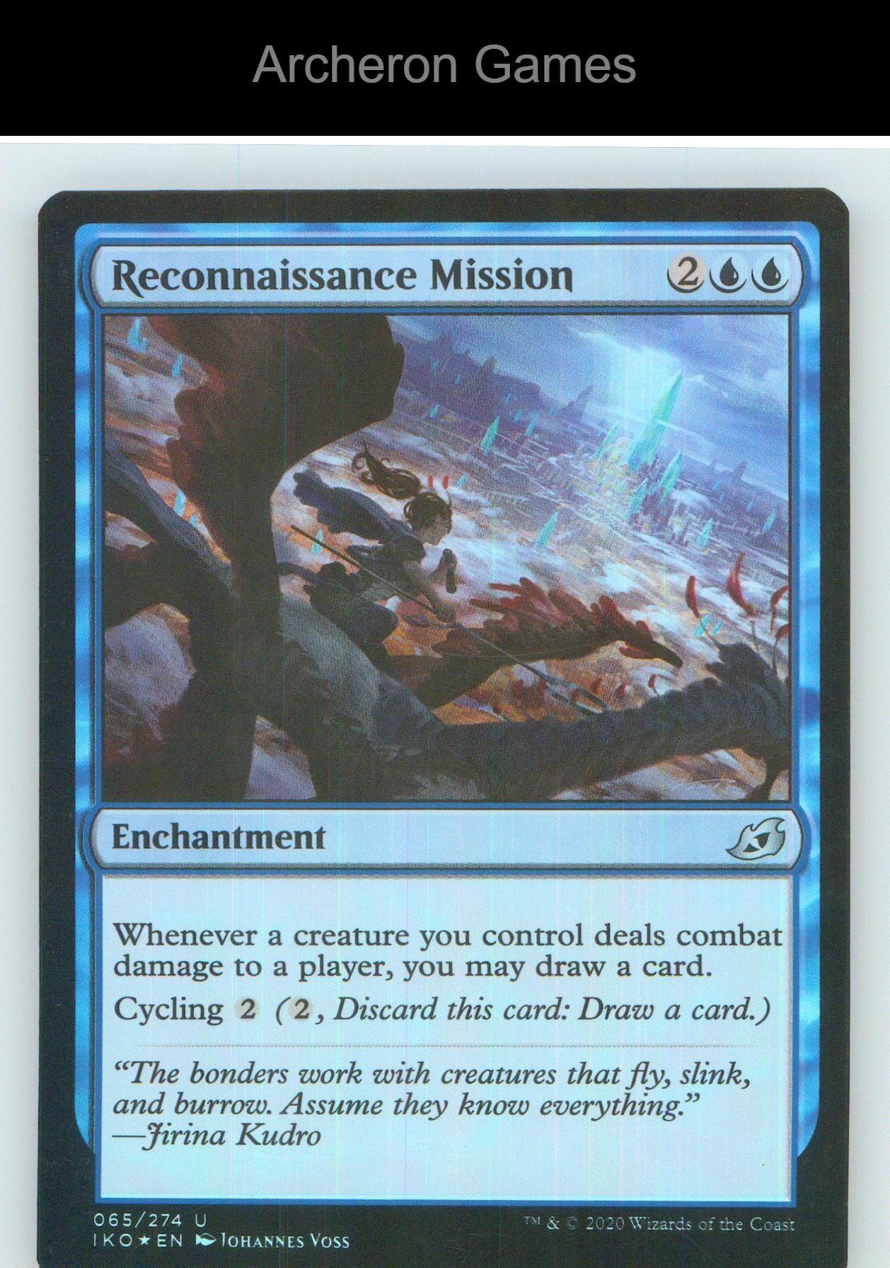 Reconnaissance Mission IKO 65 UC MTG Card NM/EX+ Foil