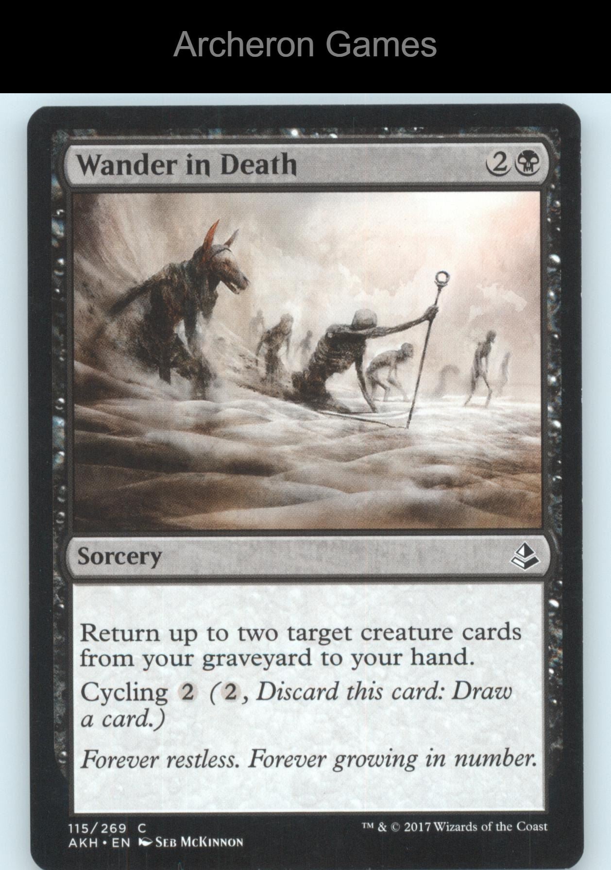 Wander in Death 115 C MTG Card Amonkhet