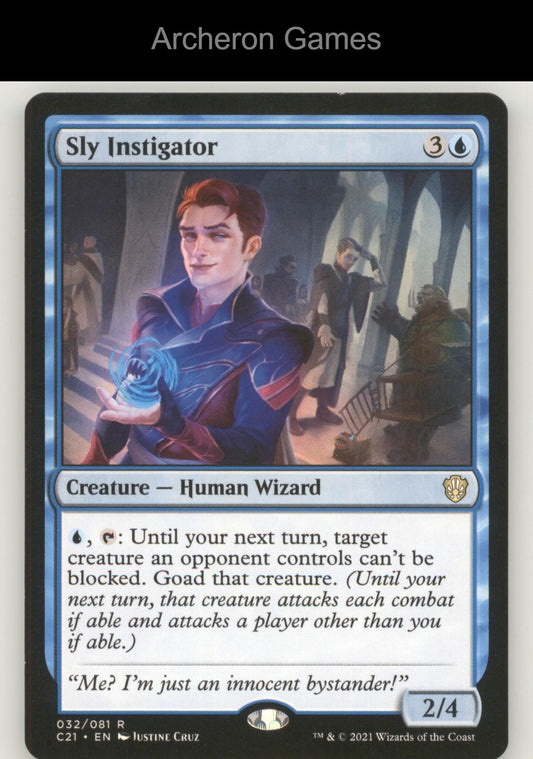 Sly Instigator 32 R MTG Card Commander 2021