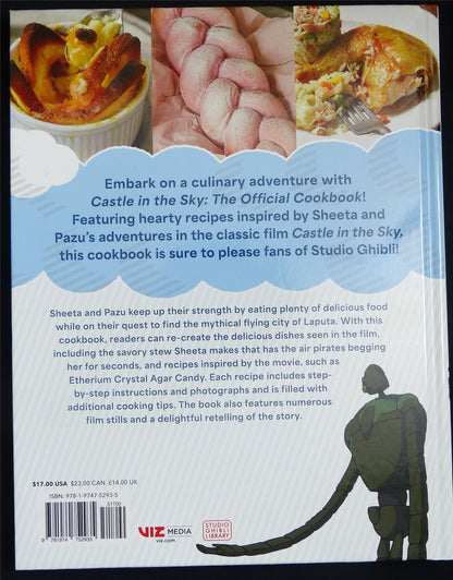 Castle in the Sky Cookbook - Gift Book Hardback #JV