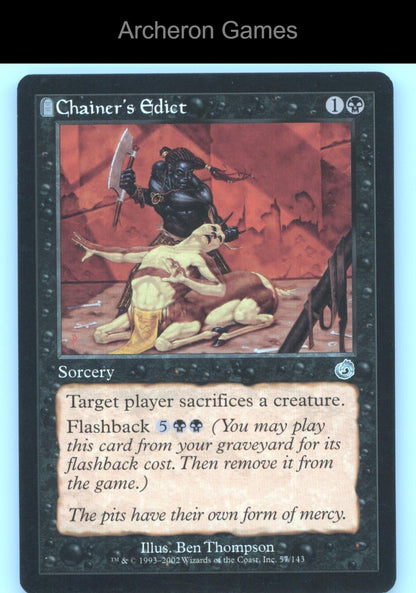 Chainer's Edict 57/143 UC MTG Card The List Reprints