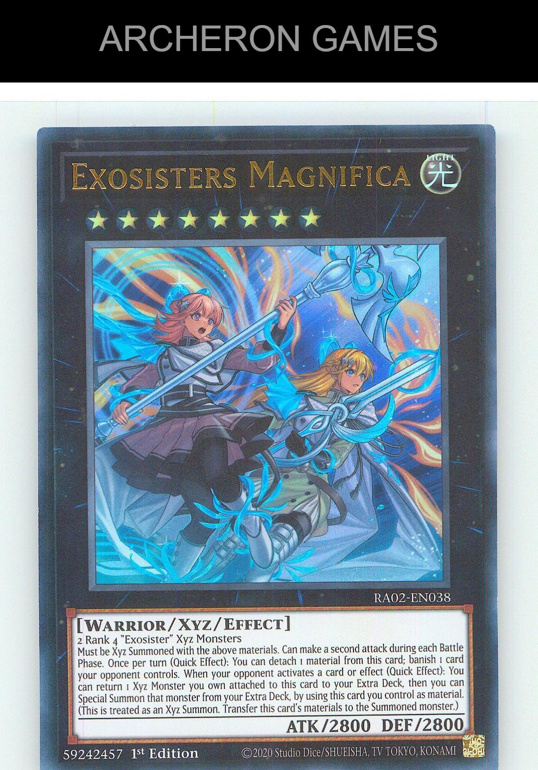 Exosisters Magnifica (UR) Ultra Rare YUGIOH Card 1st Edition