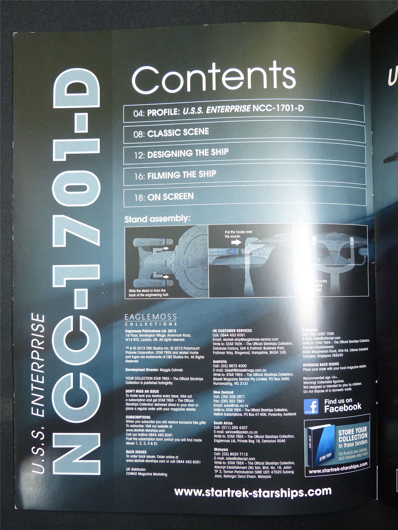 Star Trek The official Starships Collection #1 - Eaglemoss Magazine #2X0