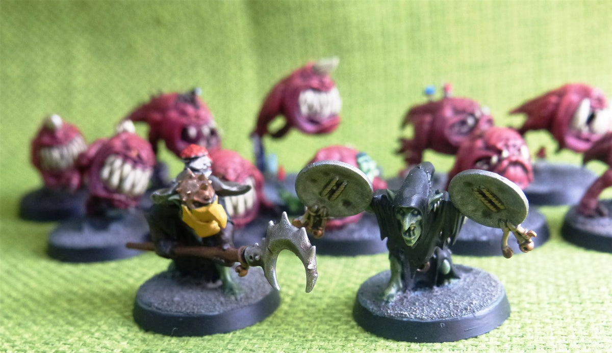 Gloomspite Gitz - Squig Herd and Herders Painted - Warhammer AoS 40k #AW