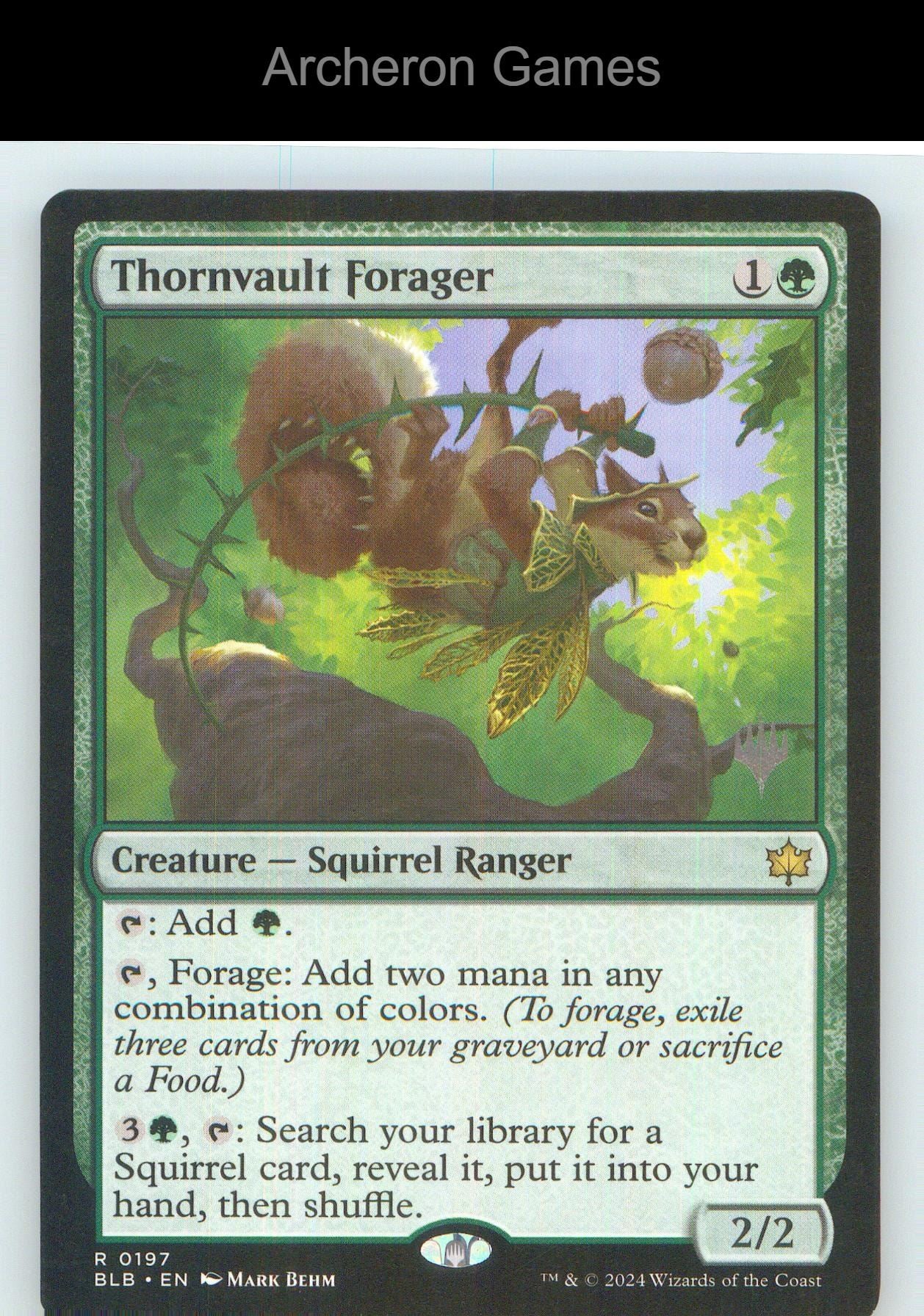 Thornvault Forager BLB 197 R MTG Card NM/EX+
