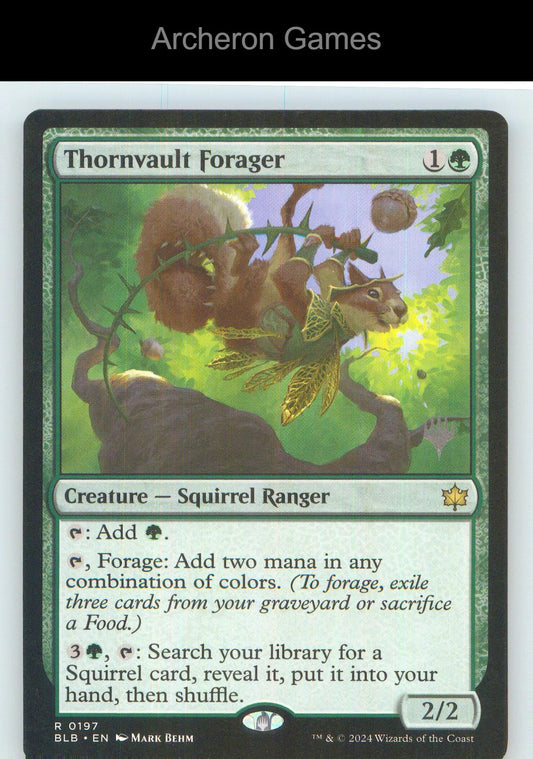 Thornvault Forager BLB 197 R MTG Card NM/EX+