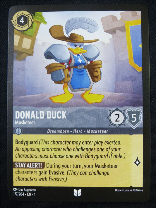 Donald Duck Musketeer 177/204 - Lorcana Card #4O8