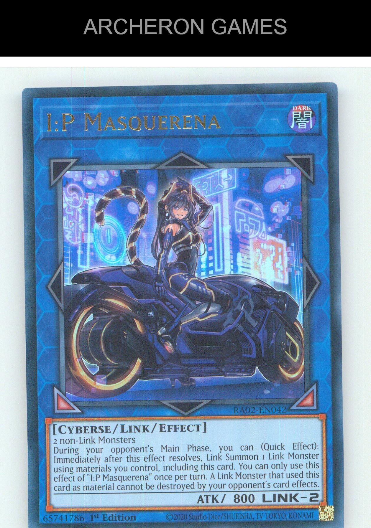 I:P Masquerena (Alternate Art) (UR) UR YUGIOH Card 1st Edition