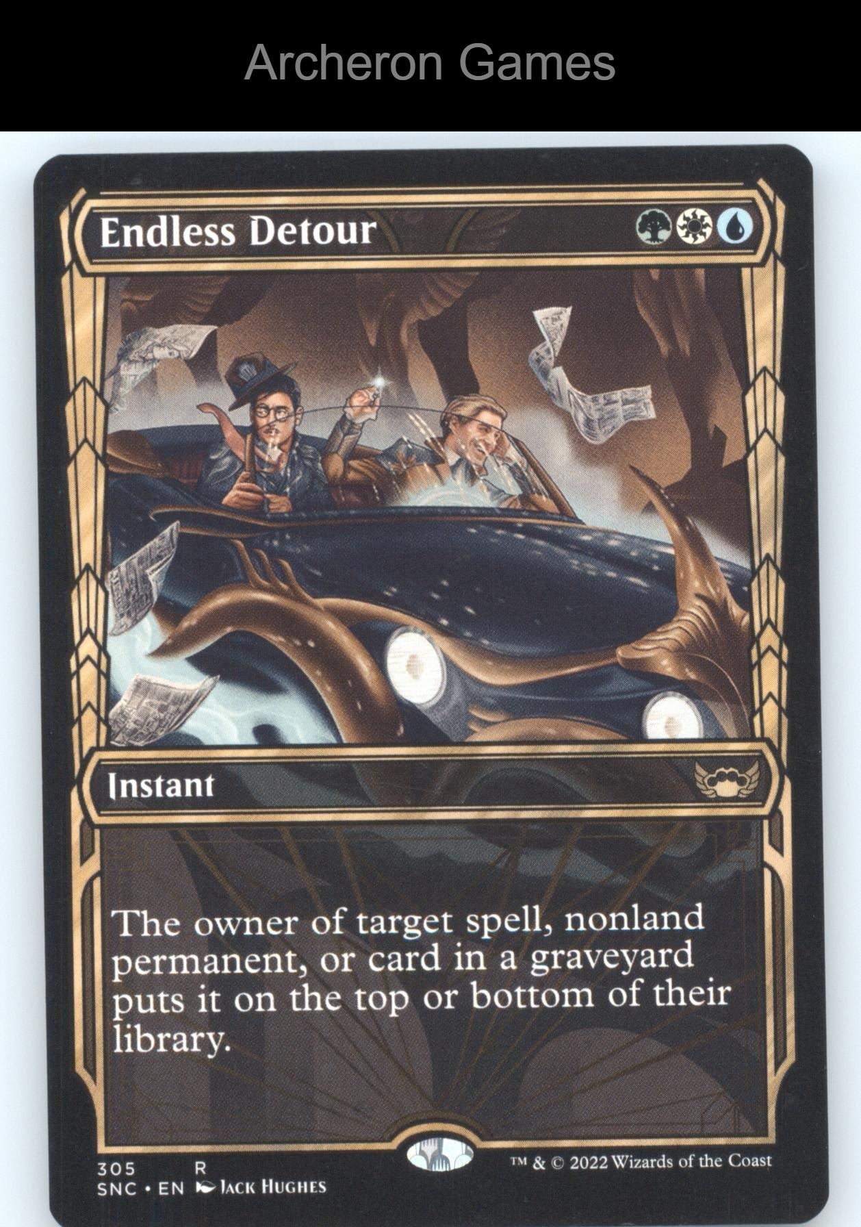 Endless Detour (Showcase) 305 R MTG Card Streets of New Capenna