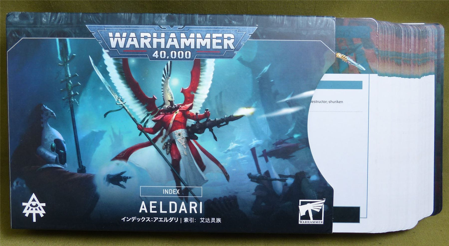Aeldari Index Datacards - Warhammer 40K #2RD